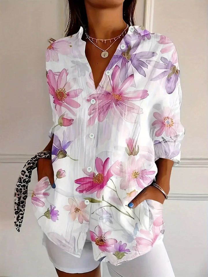 Terri | Blouse Colorée avec Imprimé Ludique