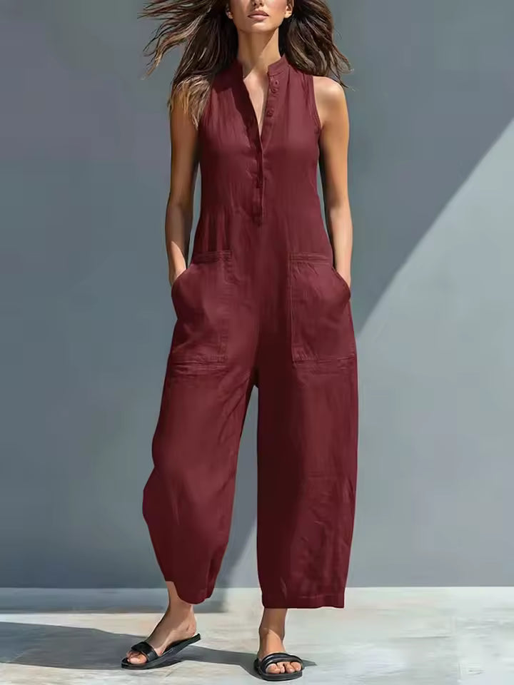 Brisa | Combinaison sans manches ample avec boutons sur le devant