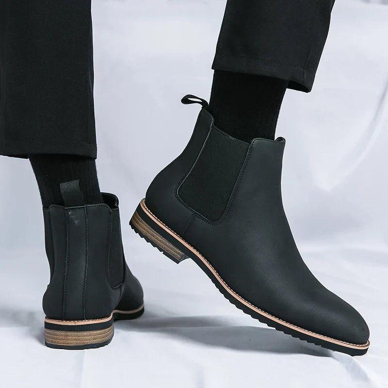 Kayden | Botine Chelsea din Piele Premium