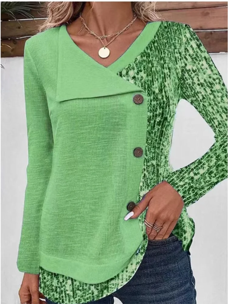 Joelle | Blouse élégante d’automne à manches longues