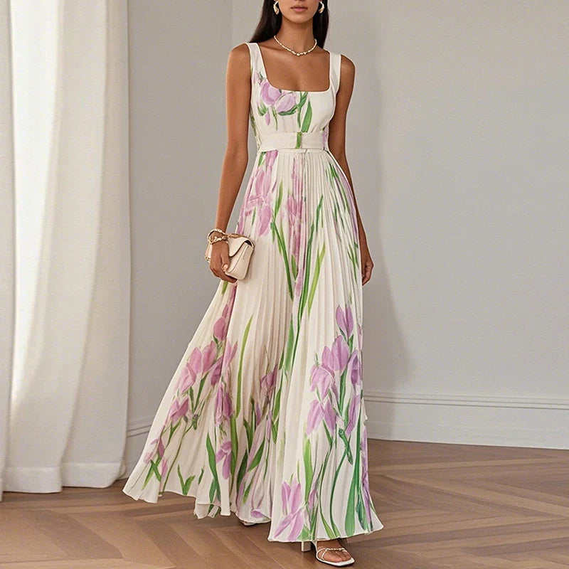 Ilinca | Rochie Maxi cu Flori