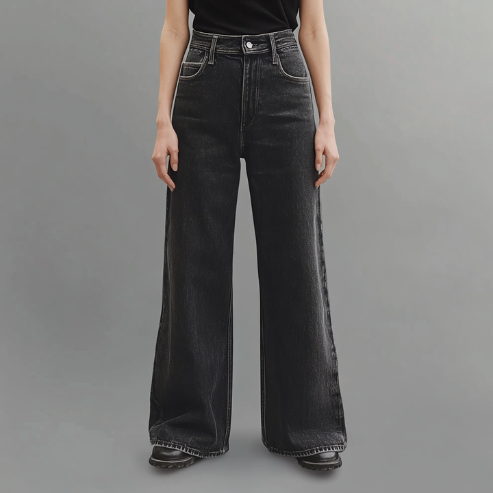 Alice | Jean Noir Coupe Large