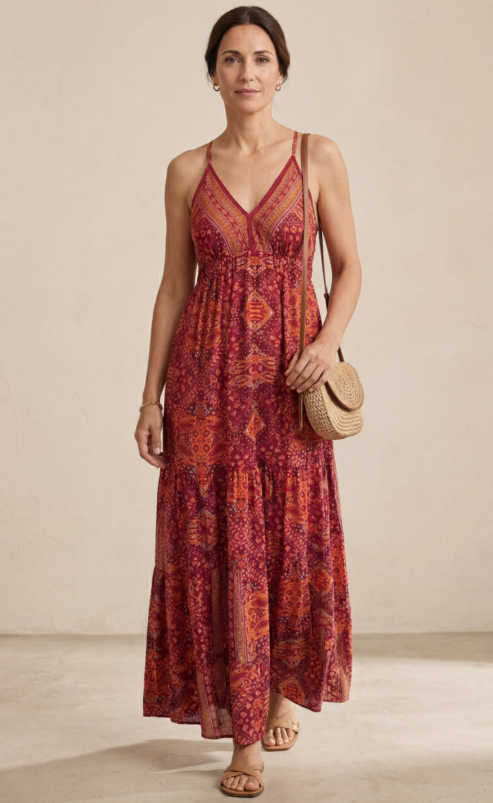 Saira | Floral Robe