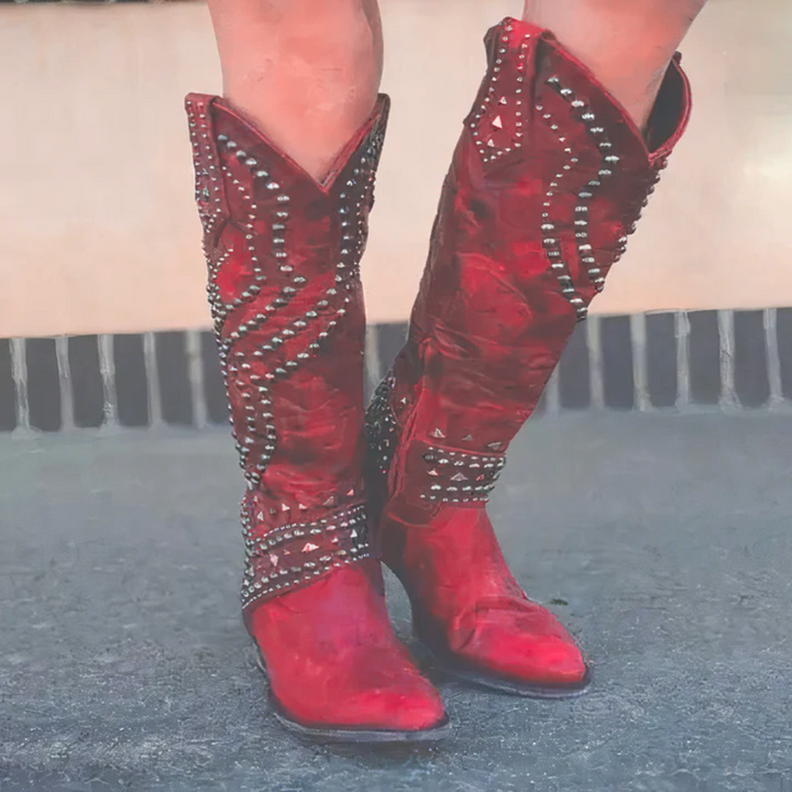 Claire | Bottes Western à Hauteur de Genou