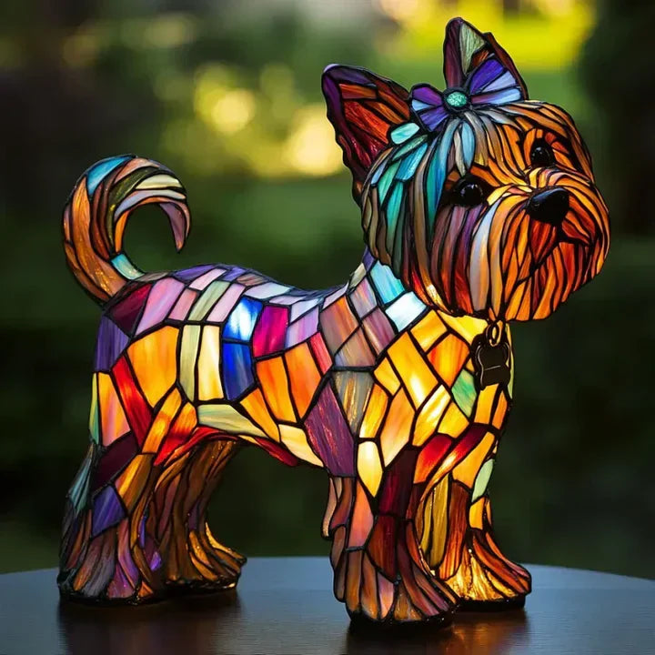 Lumidog Lampe à Chiens Lumineuse Fait Main – Éclairage Ambiant et Cadeau