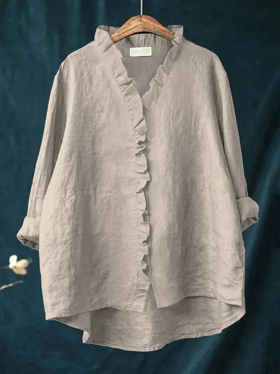Lily - Blouse Légère à Volants