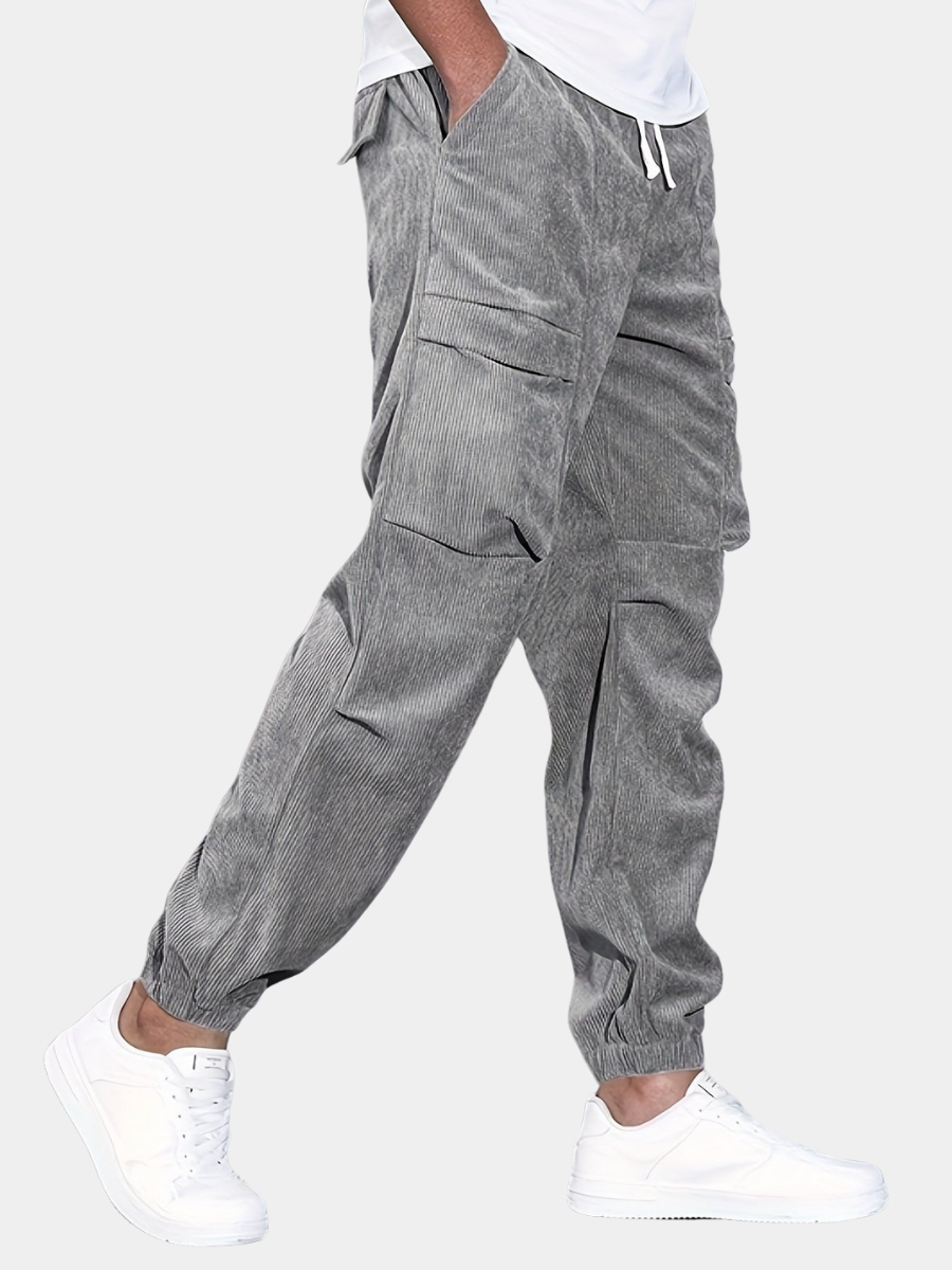 Roy | Pantalón Cargo de Corduroy