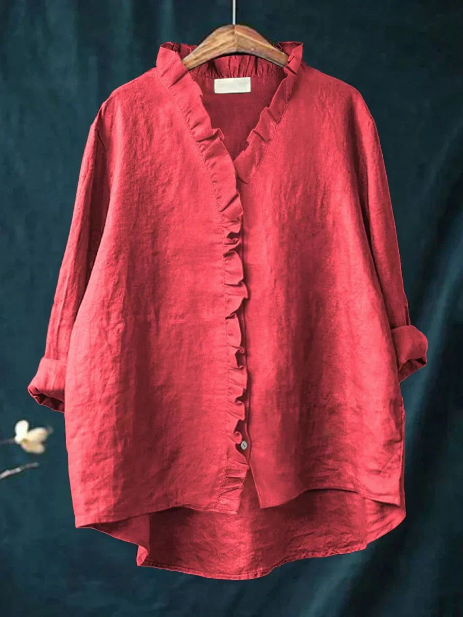Lily - Blouse Légère à Volants