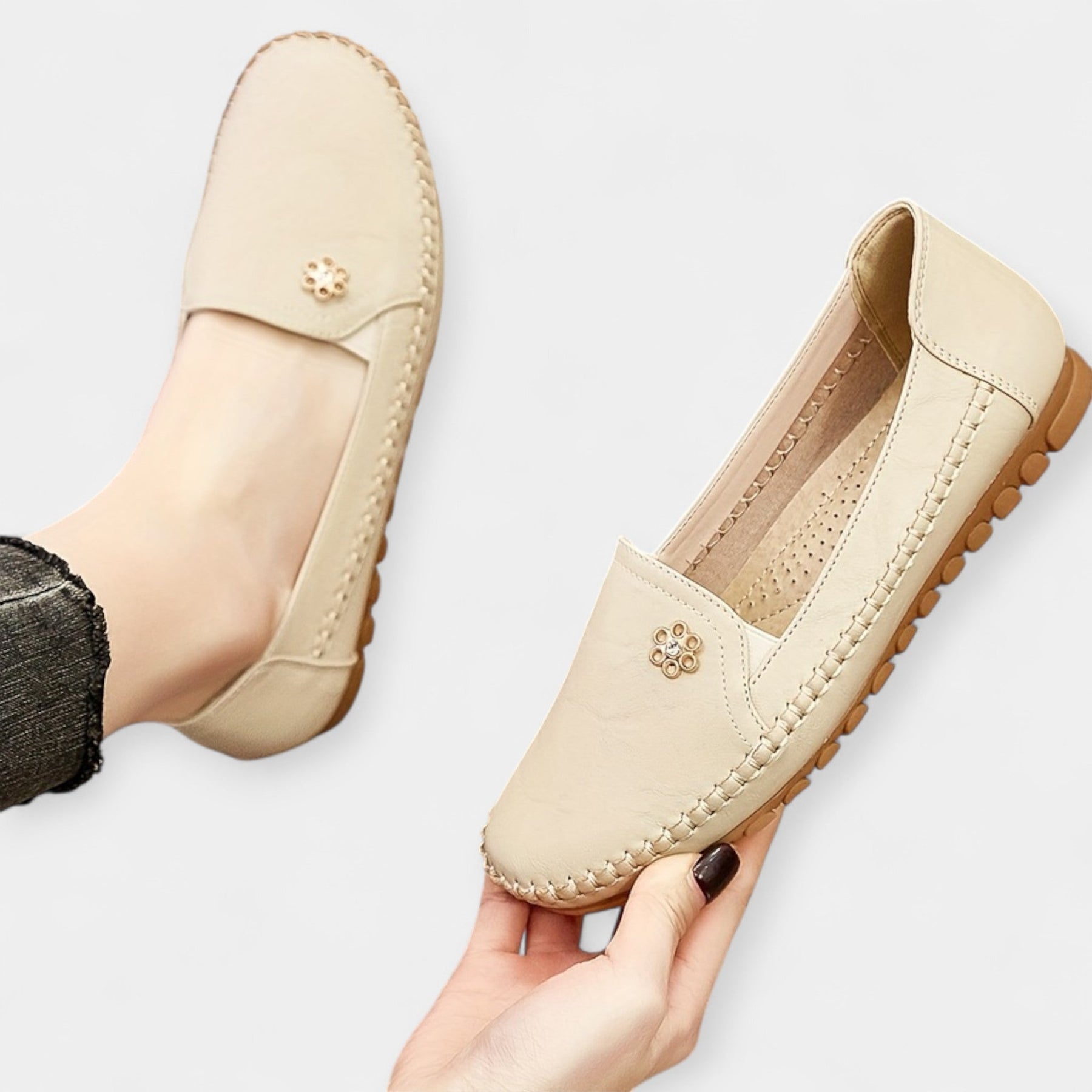 Pantofi Slip-On Confortabili cu Talpă Flexibilă