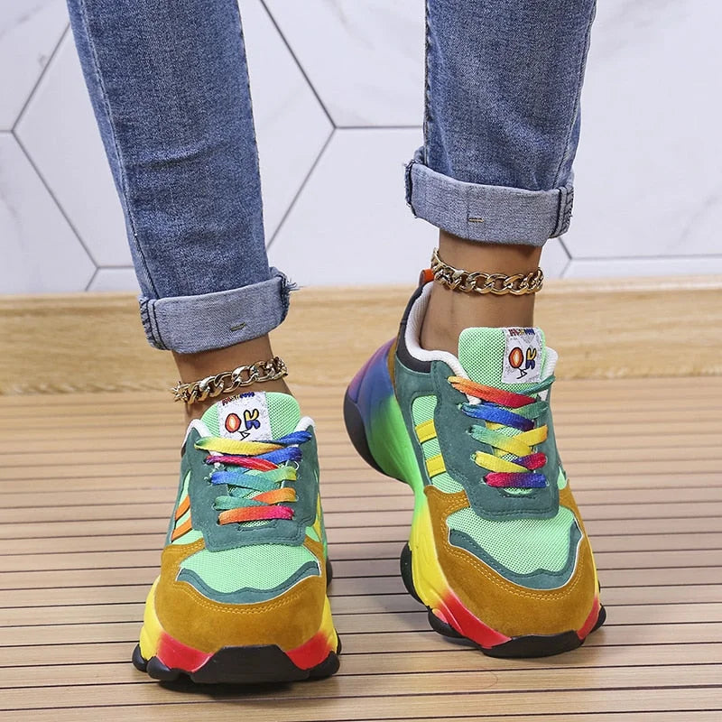 RetroStep | Baskets Rétro pour Femme, Confort et Soutien Accrus