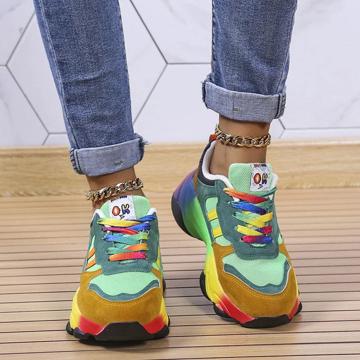 RetroStep | Baskets Rétro pour Femme, Confort et Soutien Accrus