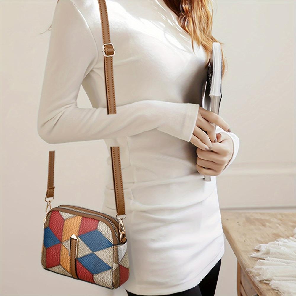 Clio — Mini Patchwork Crossbody Bag
