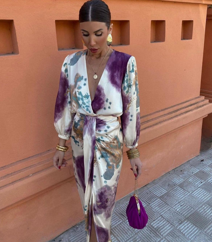 Valeria | V-Neck Robe