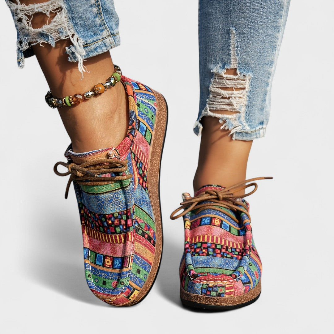Milena - Colorful Artistic Sneakers