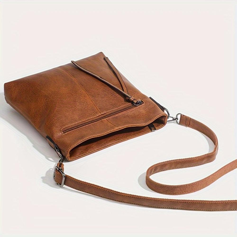 Steliana — Geantă de umăr vintage cu design în carouri