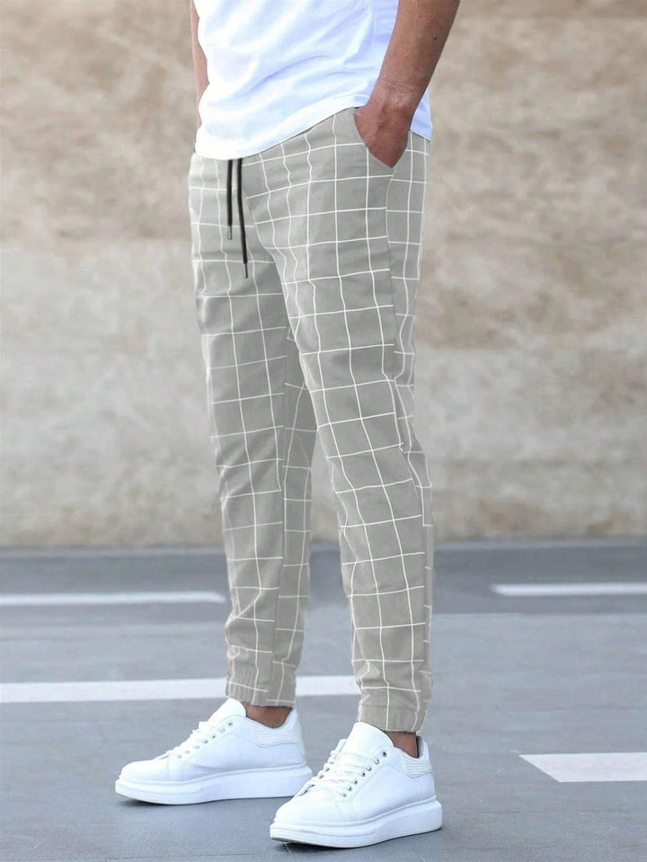 Pascal | Pantalon Jogger Motif Carreaux