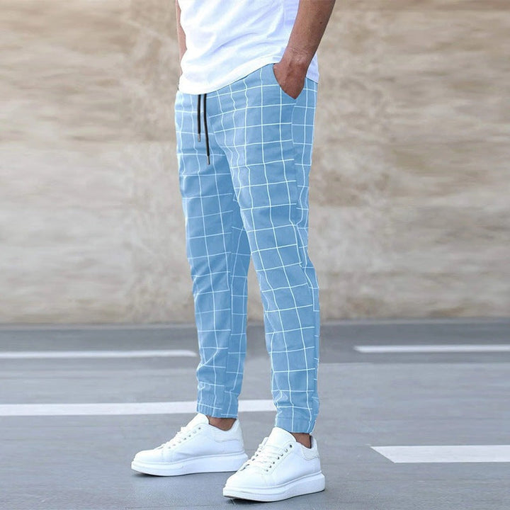 Pascal | Pantalon Jogger Motif Carreaux