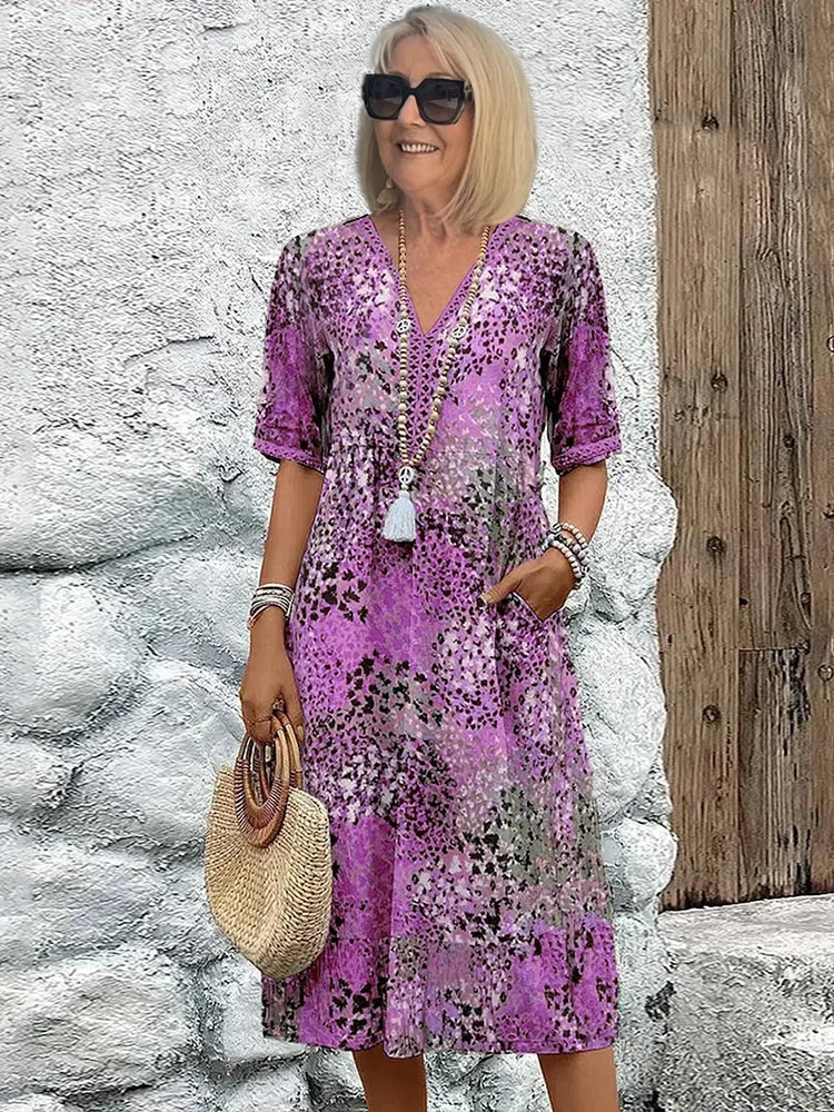 Lina | Robe légère à décolleté en V
