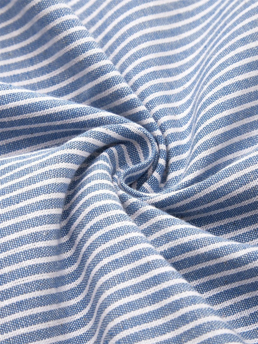 Marisol | Robe midi fluide à rayures élégantes