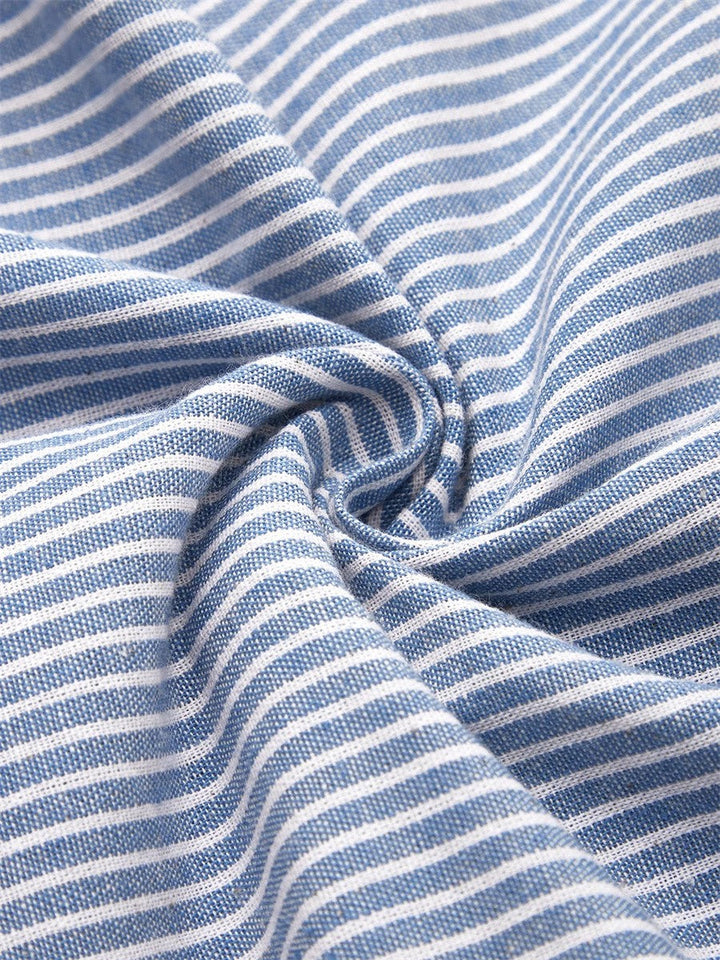 Marisol | Robe midi fluide à rayures élégantes