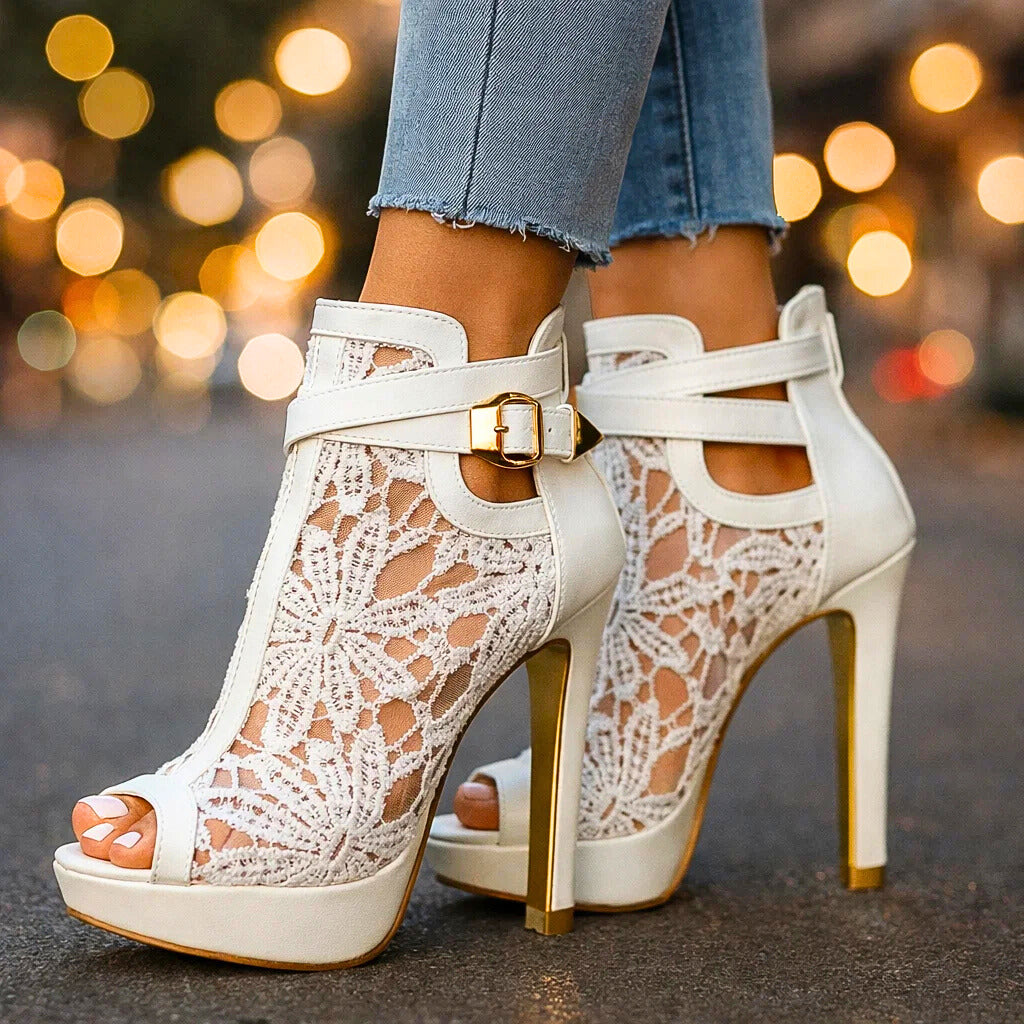 Valentina | Botine cu Dantelă