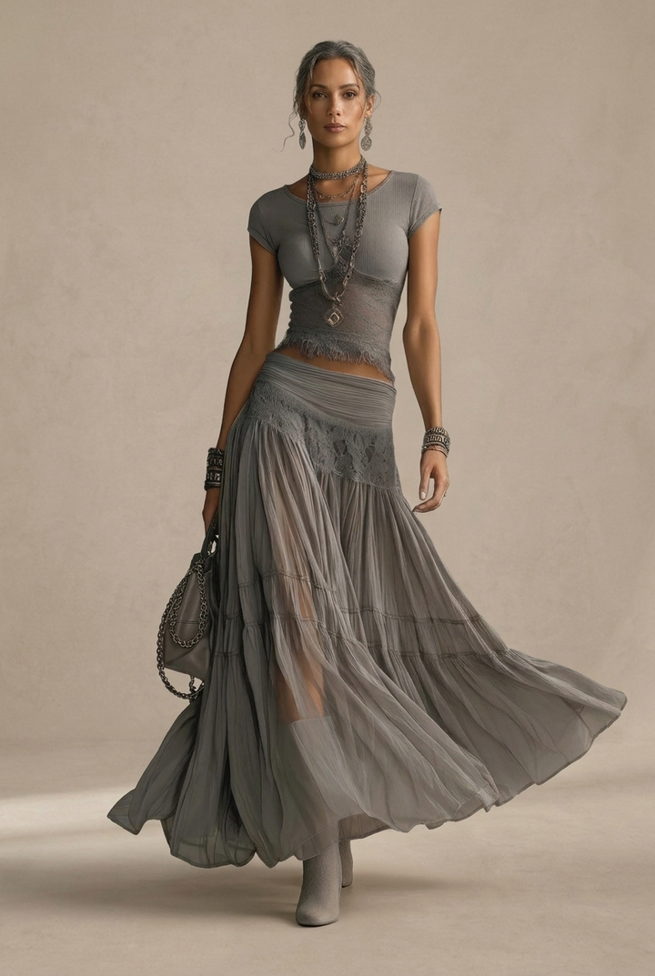 Elena | Ensemble Maxi Jupe et Haut
