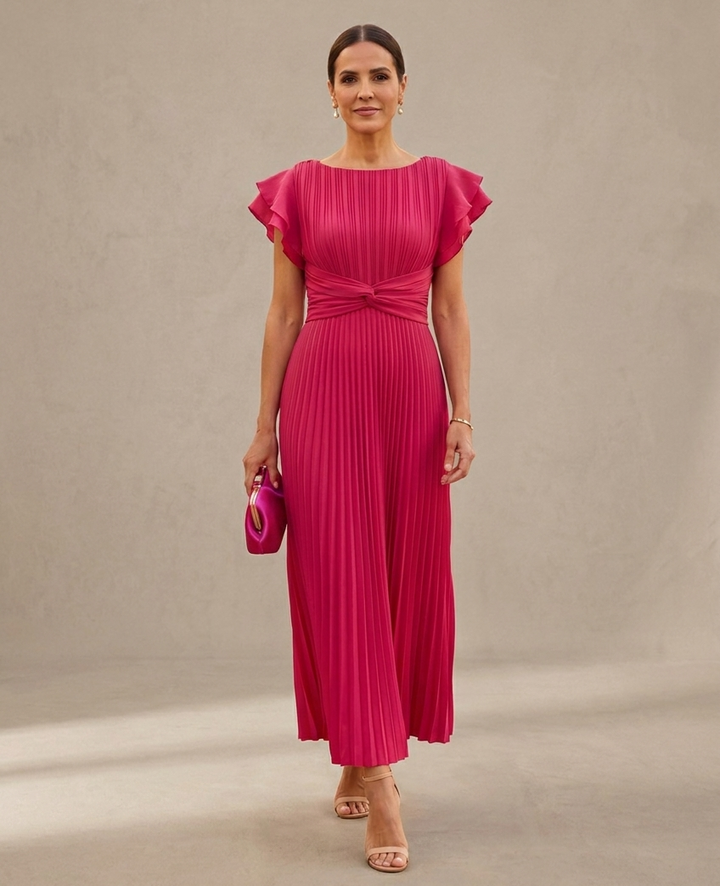 Paloma | Robe de gala maxi plissée