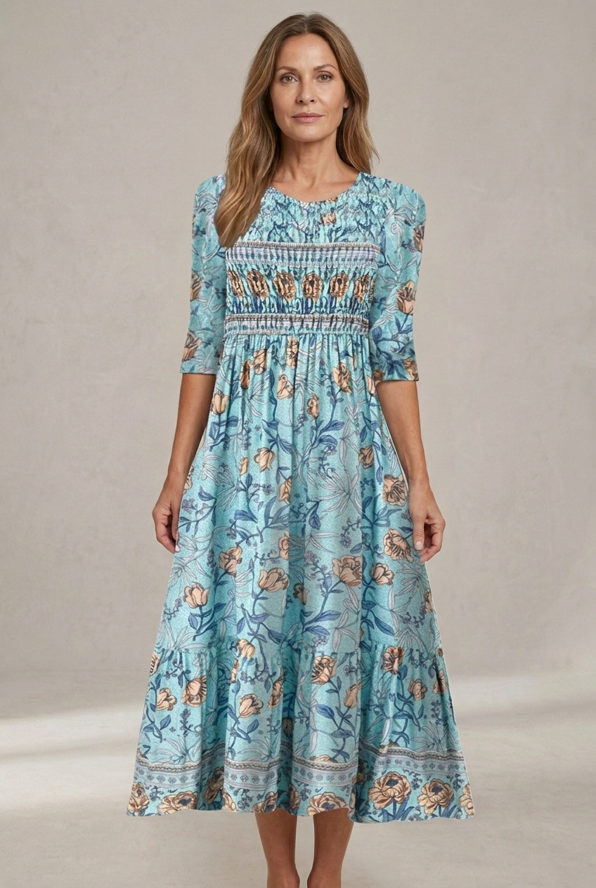 Florencia | Robe légère à motif floral