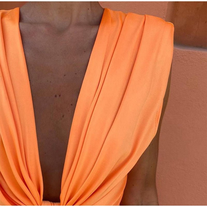 Isabelle | Robe de fête avec décolleté en V profond
