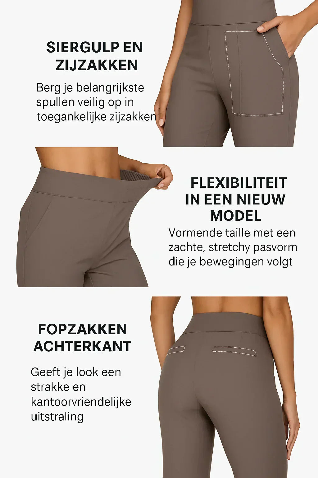 Marie | Pantalon en Jersey Doux et Élégant
