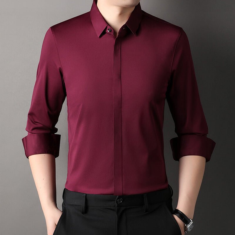 Mitchel | Chemise stretch anti-rides pour hommes