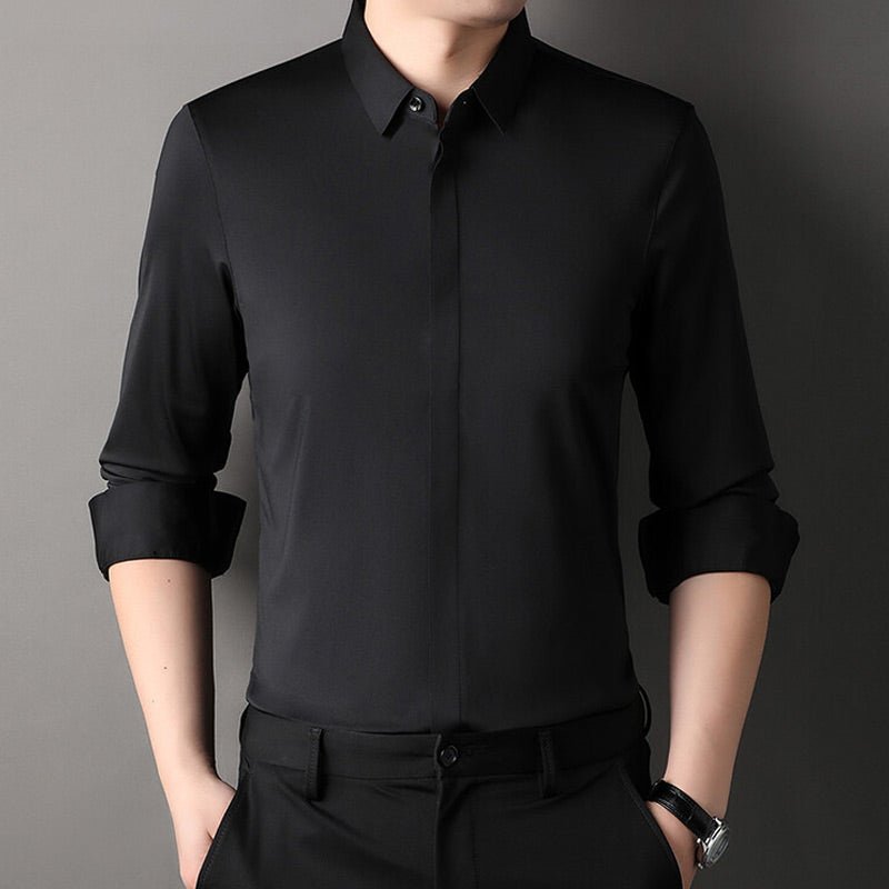 Mitchel | Chemise stretch anti-rides pour hommes