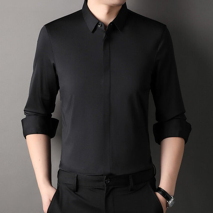 Mitchel | Chemise stretch anti-rides pour hommes