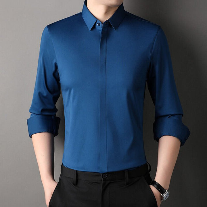 Mitchel | Chemise stretch anti-rides pour hommes
