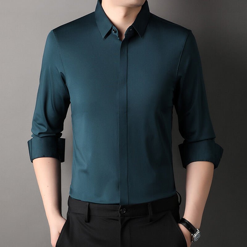 Mitchel | Chemise stretch anti-rides pour hommes