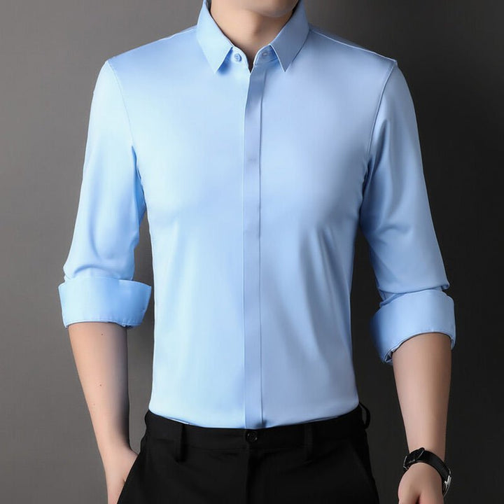 Mitchel | Chemise stretch anti-rides pour hommes