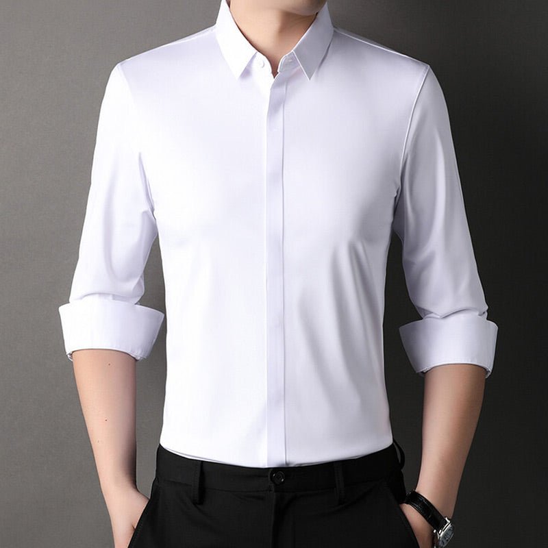 Mitchel | Chemise stretch anti-rides pour hommes