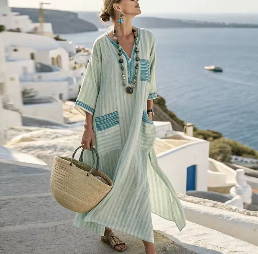 Rochie lungă elegantă Maria pentru un look de vară rafinat