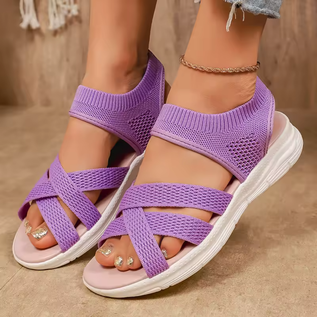 Alina - Sandale Tricot Confortabile