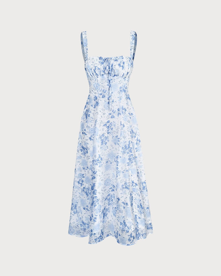 Blue Floral Robe