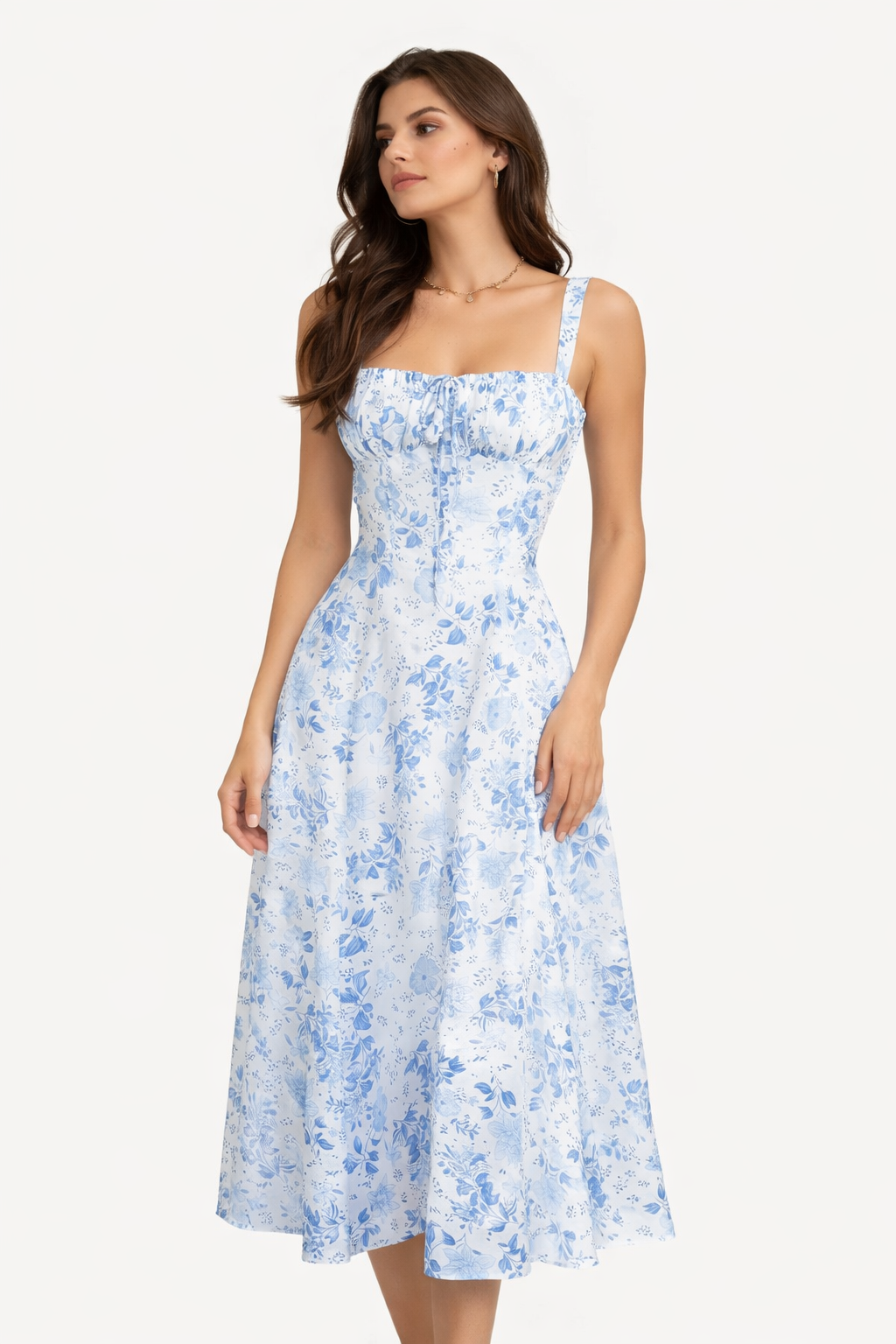 Blue Floral Robe