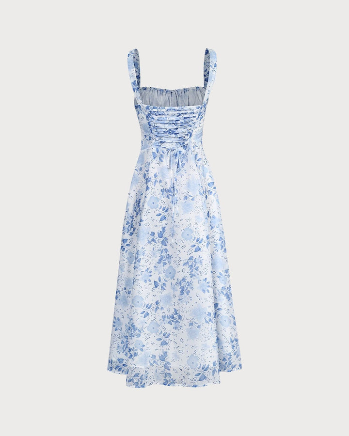 Blue Floral Robe